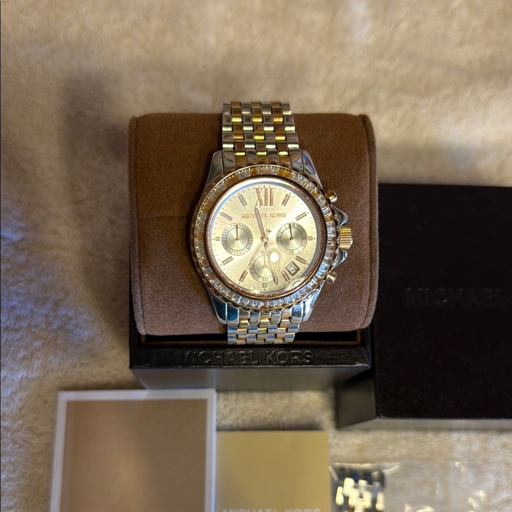 Michael Kors Two-Tone Chronograph Watch